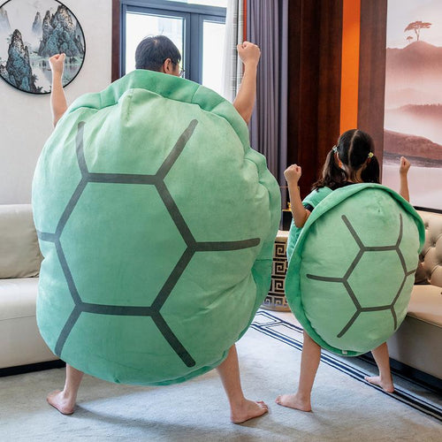 Wearable Turtle Shell Pillows - Green