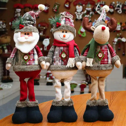 Festive Christmas Standing Doll Ornaments