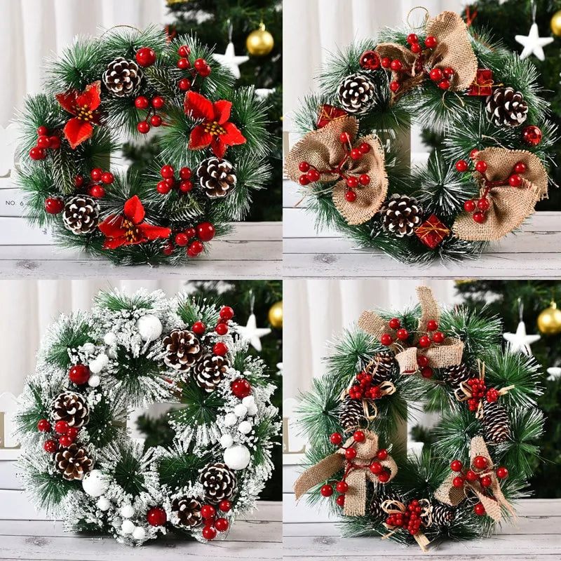 Christmas Wreath Door Garlands Ornaments