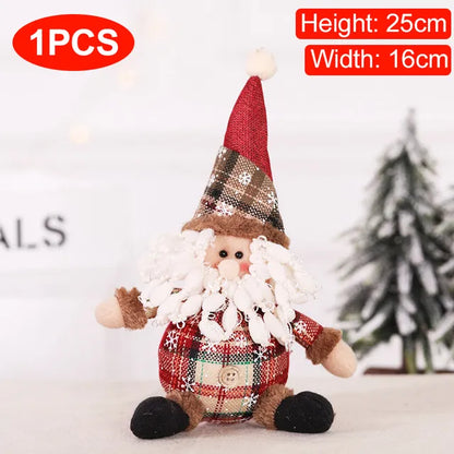 Festive Christmas Standing Doll Ornaments