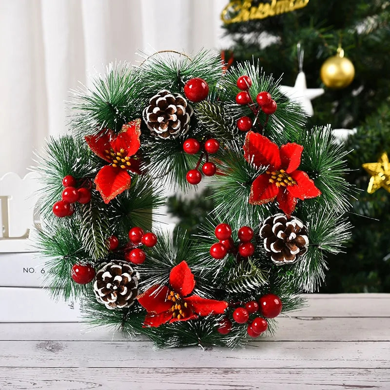 Christmas Wreath Door Garlands Ornaments