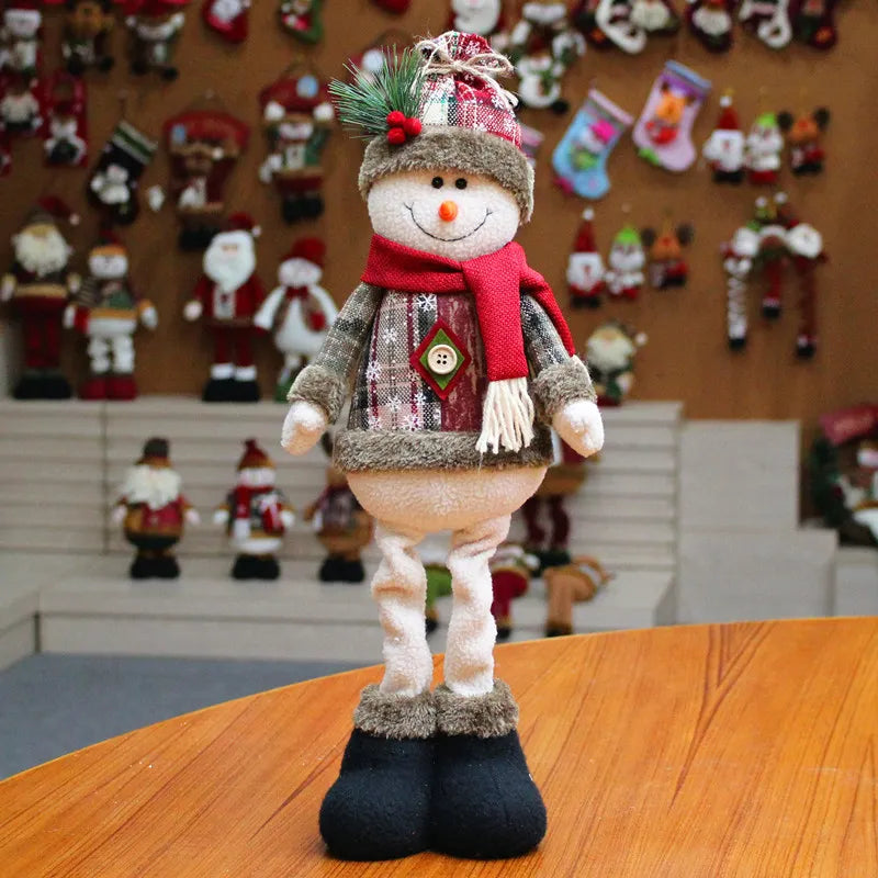 Festive Christmas Standing Doll Ornaments