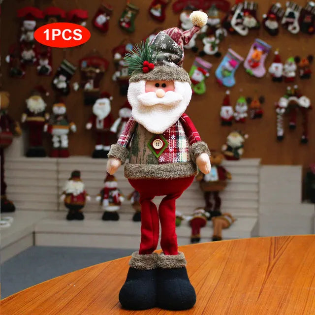 Festive Christmas Standing Doll Ornaments