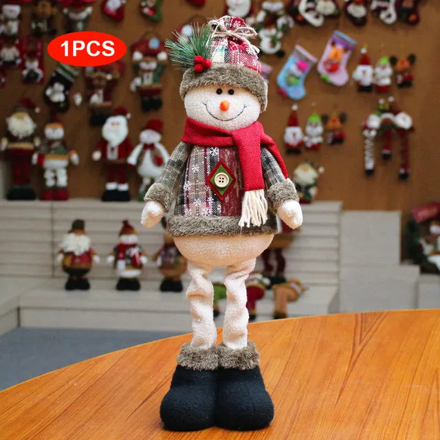 Festive Christmas Standing Doll Ornaments