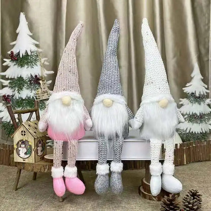 Festive Christmas Standing Doll Ornaments