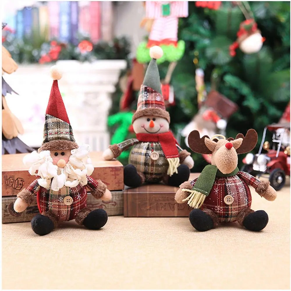 Festive Christmas Standing Doll Ornaments